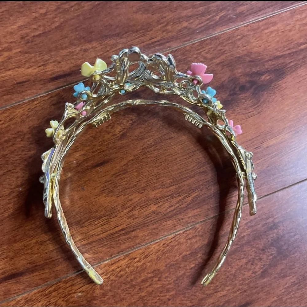 Disney Cinderella Tiara Headband Wedding Celebration Multicolor ***RARE***